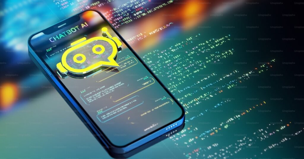 AI chatbot messaging interface