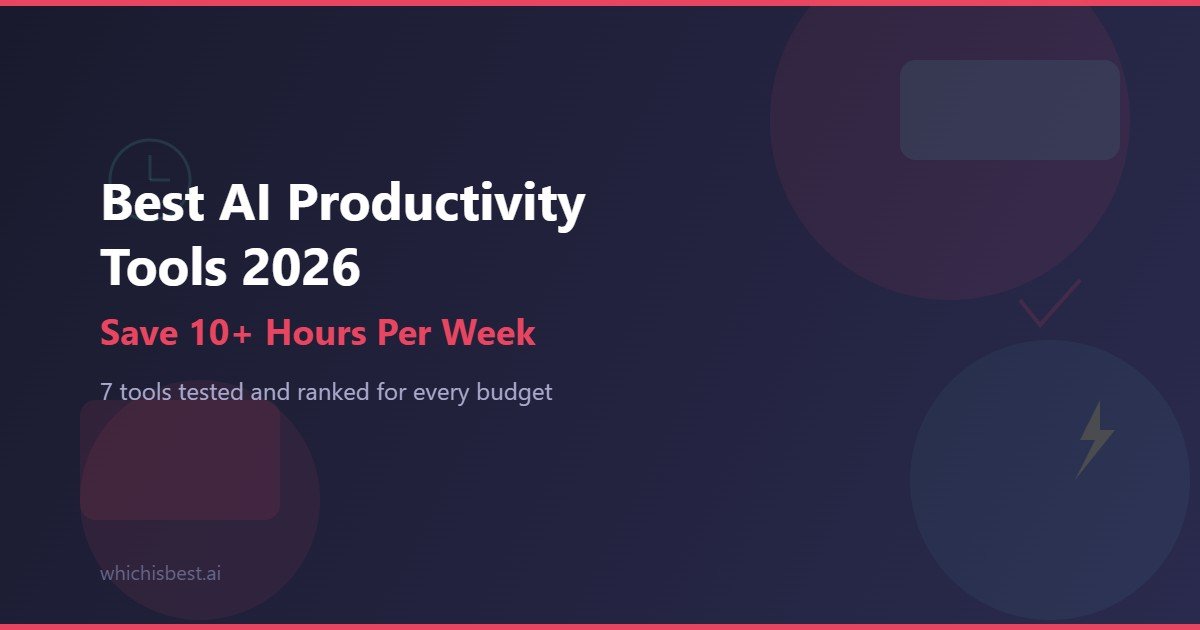 best AI productivity tools 2026