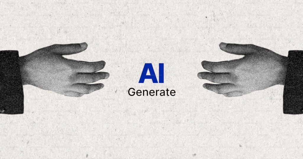 Collection of AI tools and technology on desk