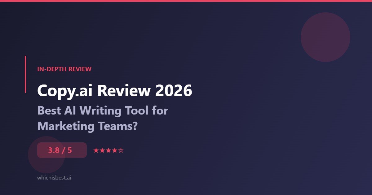 Copy.ai review 2026